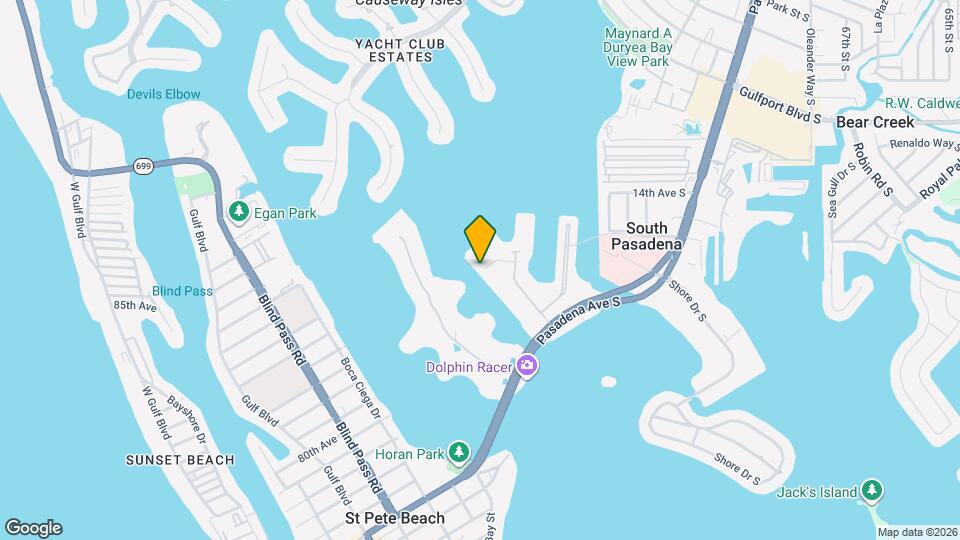 7930 Sun Island Dr S, Unit Step-free access unit 107 Map and Location Details