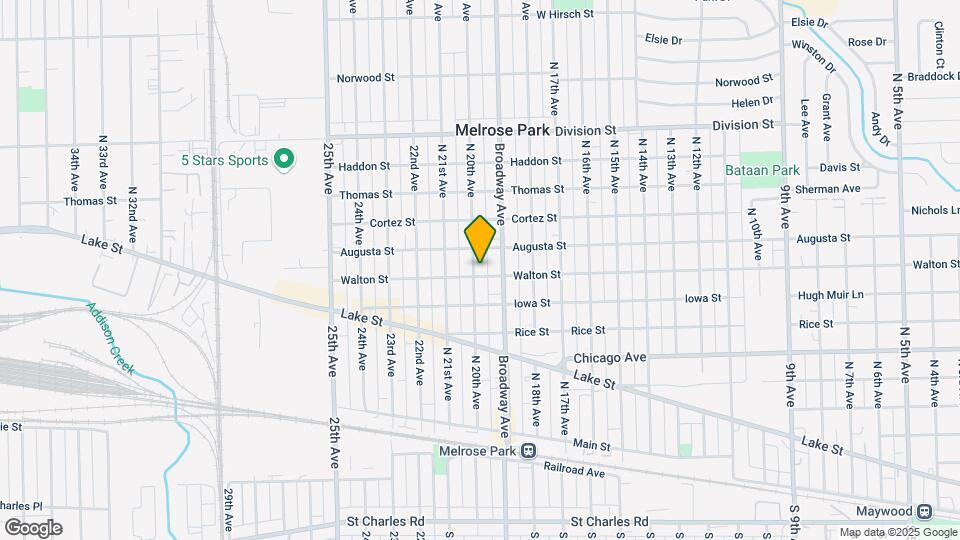 1001 N 20th Ave Mapa y Detalles de la Ubicación