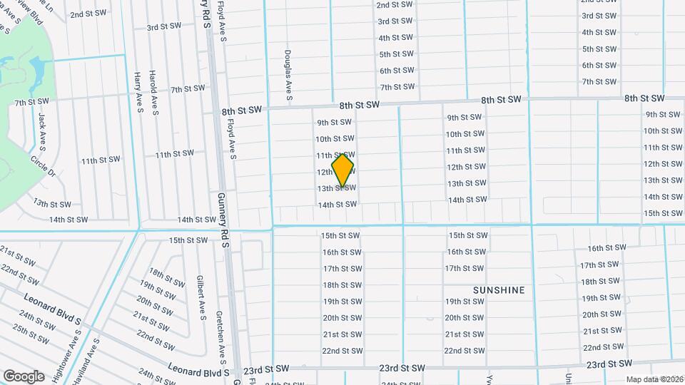 4107 13th St SW Map and Location Details