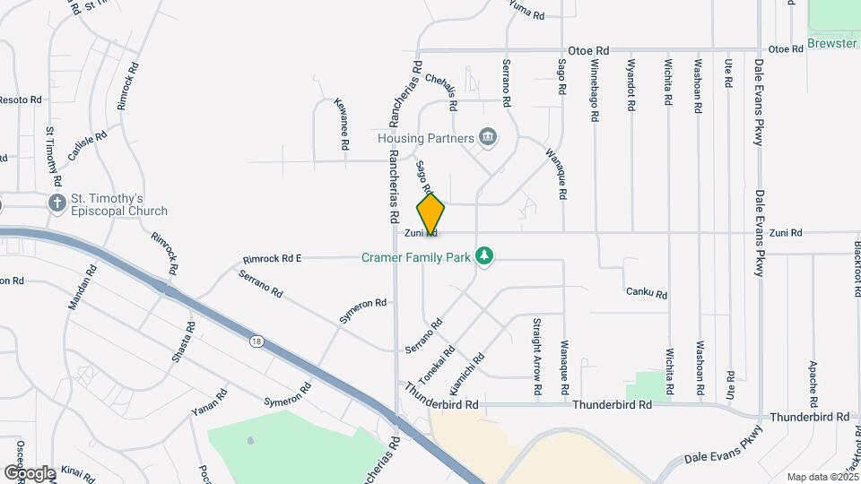 20163 Zuni Rd Map and Location Details