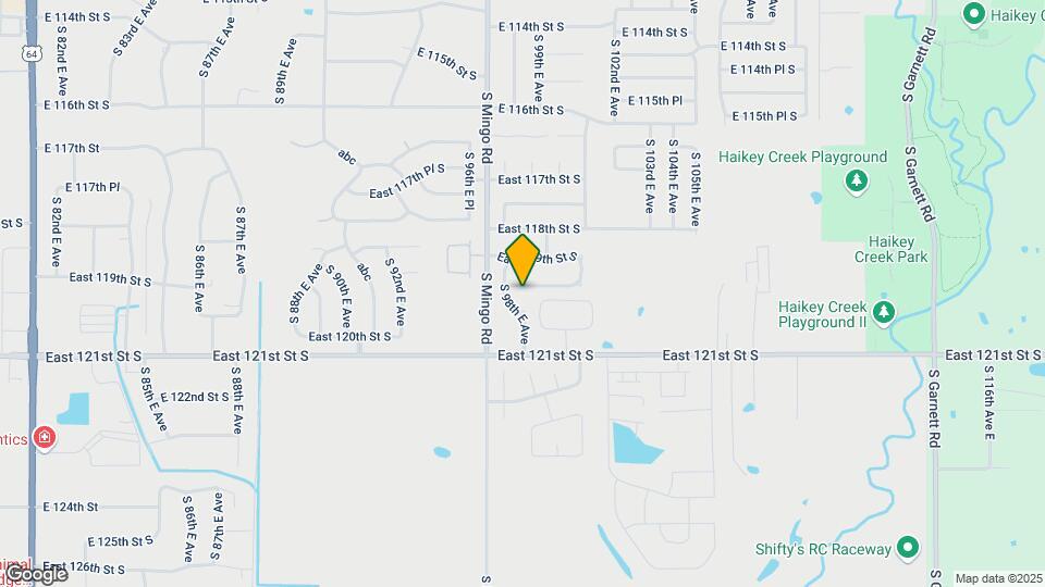 9830 East 119th Pl S Map and Location Details