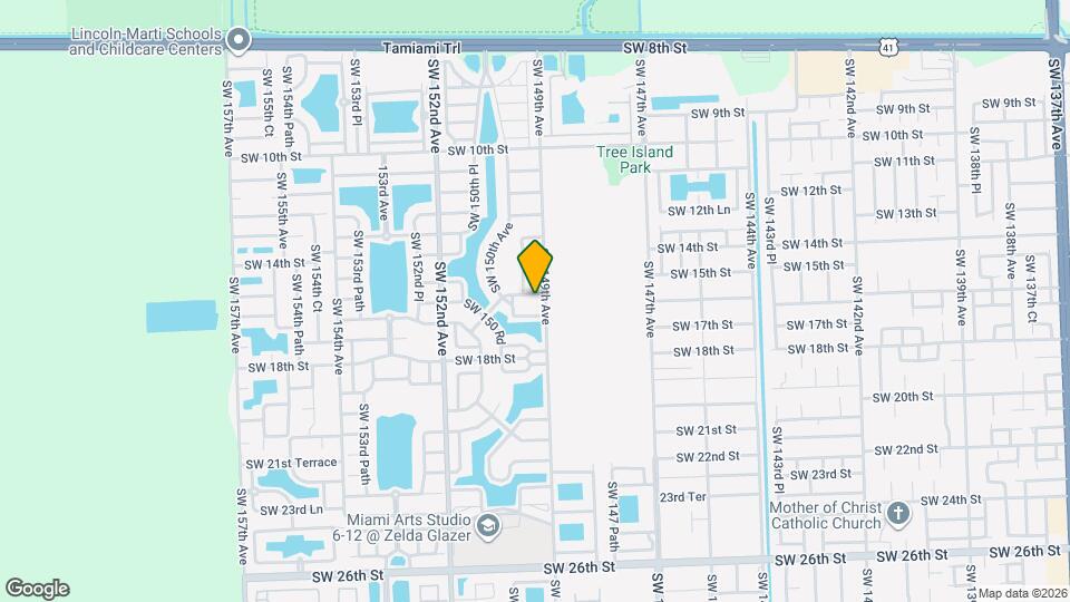 14918 SW 15th Ln Map and Location Details