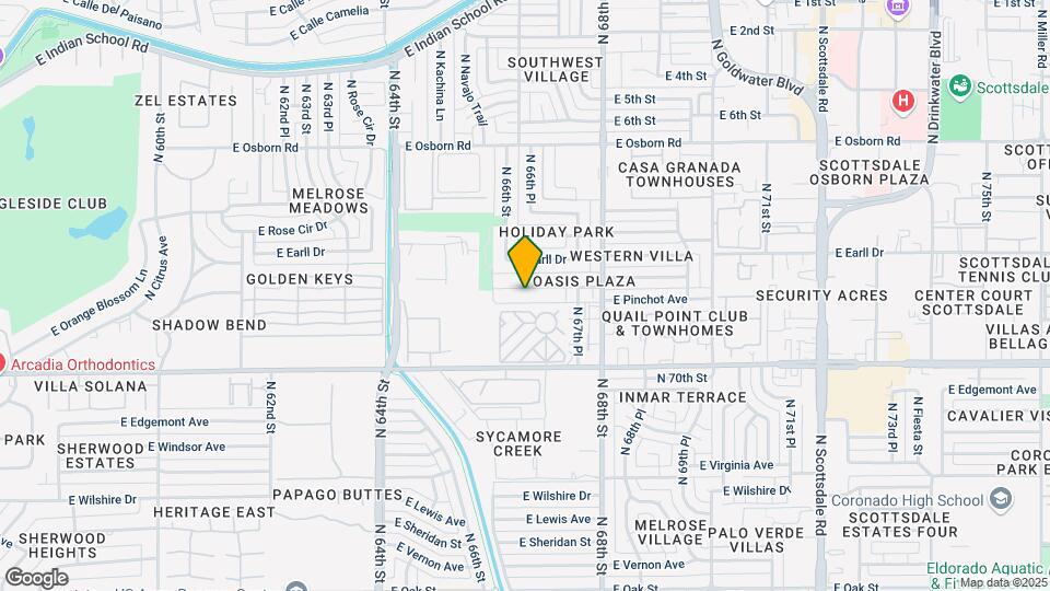 6629-6621 E Avalon Dr Map and Location Details