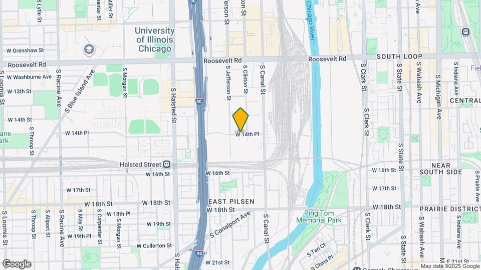 832 S Wells St Map and Location Details