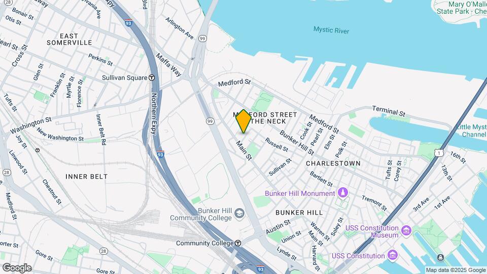 14 Oak St, Unit 2 Map and Location Details