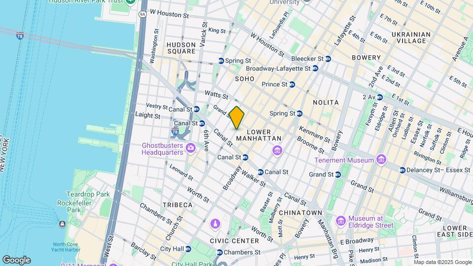 20-26 Greene St Mapa y Detalles de la Ubicación