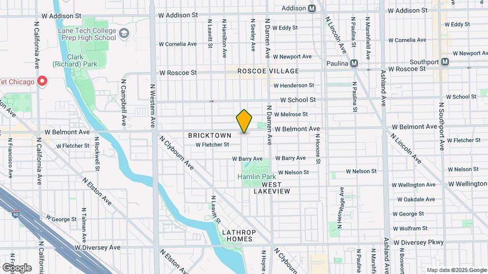 3137 N Hoyne Ave-Unit -CH Map and Location Details