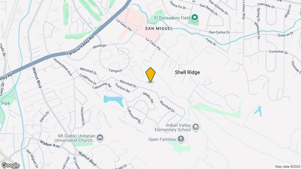 677 Montezuma Ct Map and Location Details