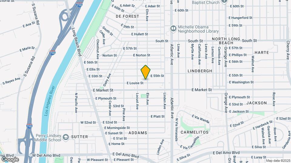 349 E Louise St Map and Location Details