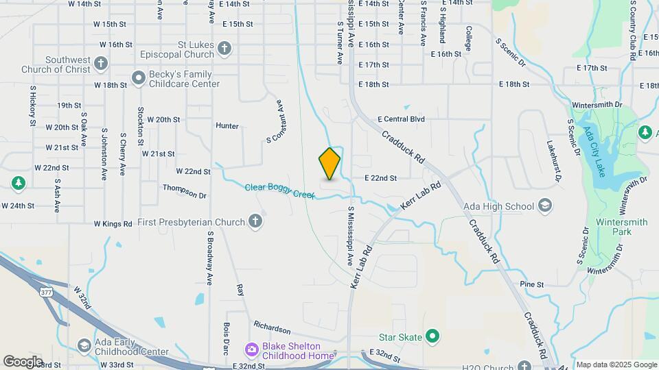 1227 S Mississippi Ave Map and Location Details