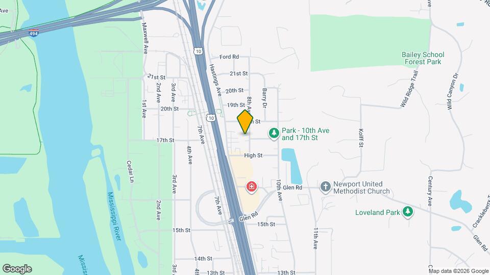 1743 8th Ave Map and Location Details