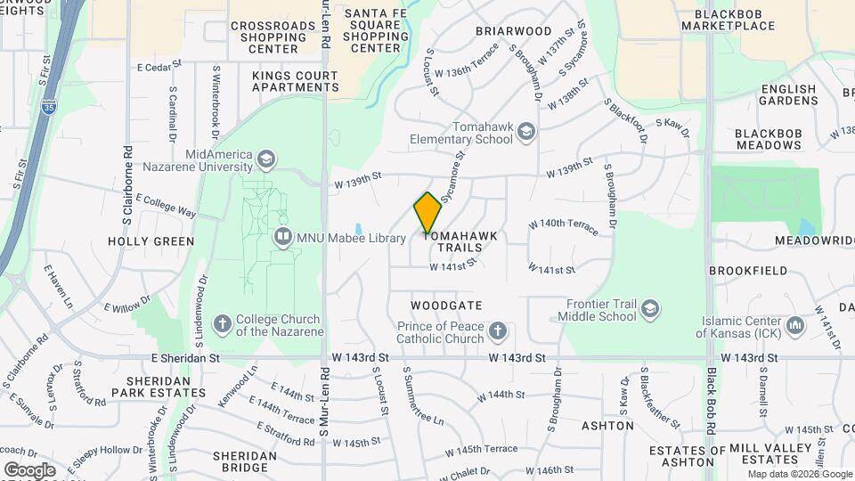 14008 S Raintree Dr Map and Location Details