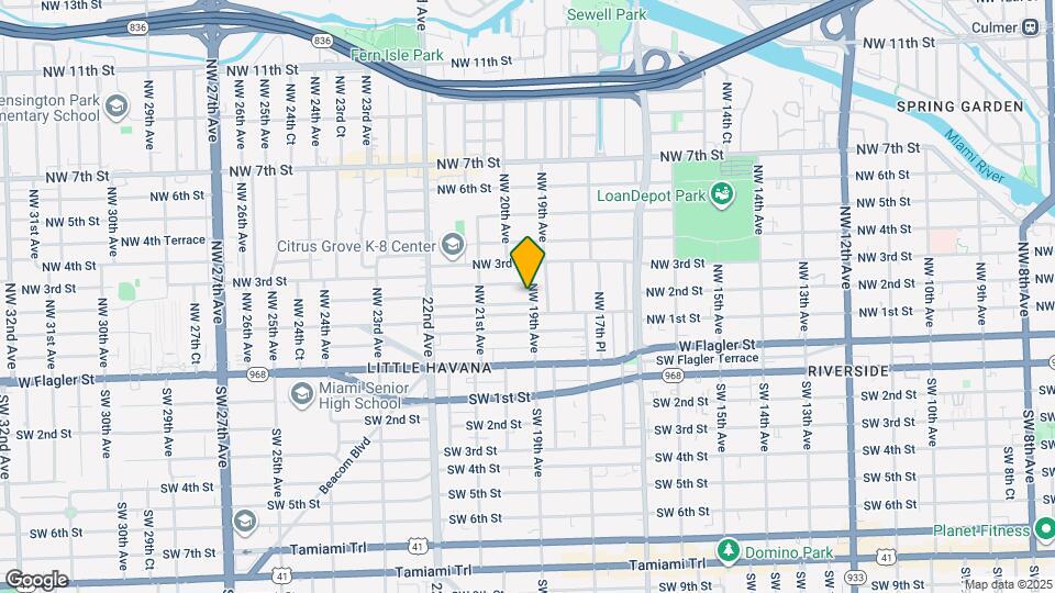 1901 NW 1st Terrace Map and Location Details