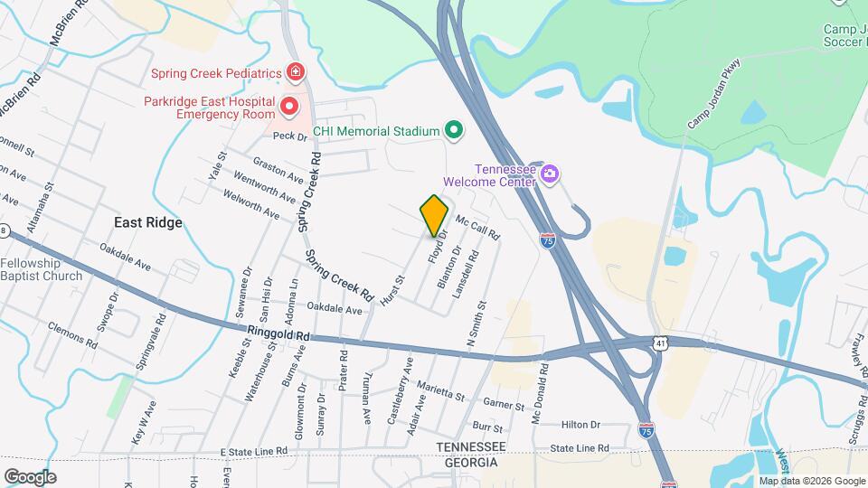 1027 Floyd Dr Map and Location Details