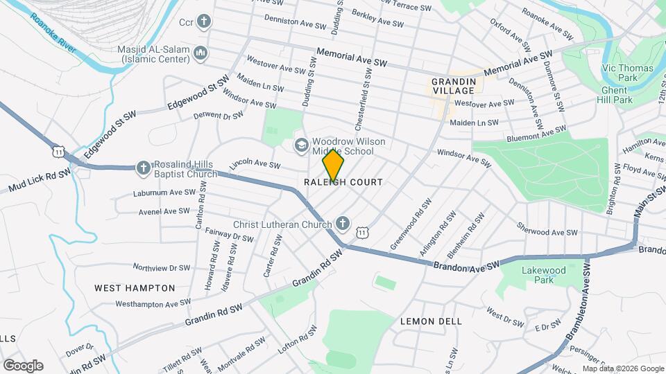 1911 Avon Rd SW Map and Location Details