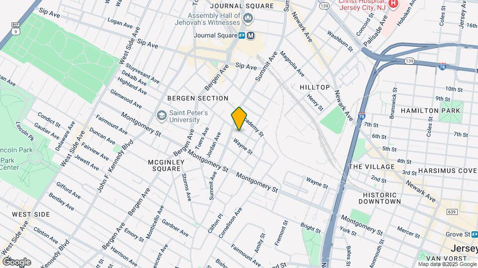 35 Vroom St, Unit Garden Apt Map and Location Details