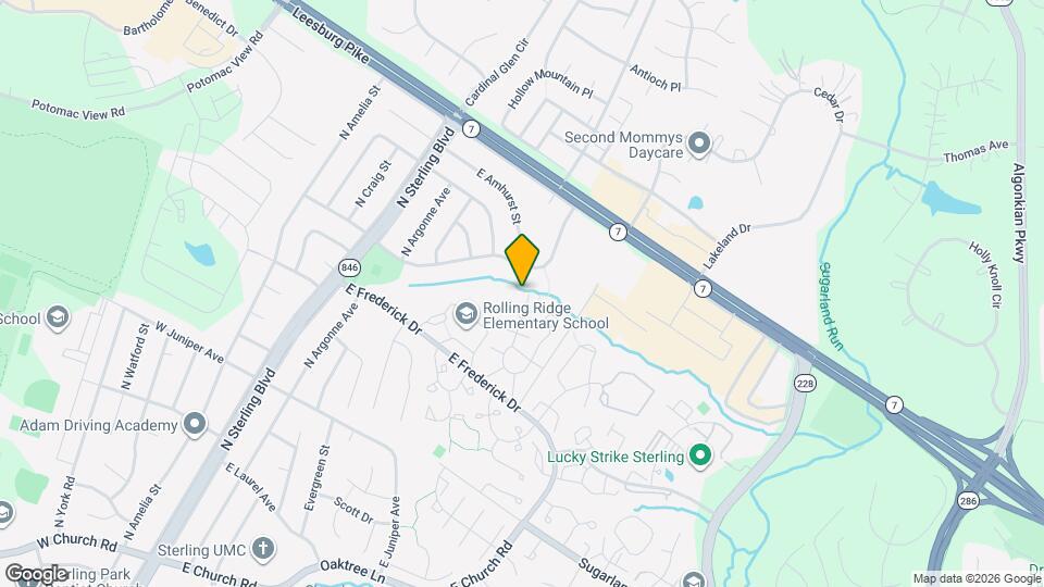 21673 Hazelnut Square Map and Location Details