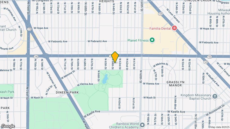 3930 N 64th St Map and Location Details