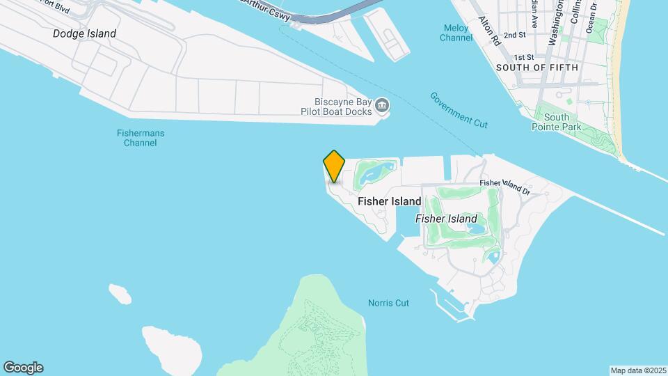 5235 Fisher Island Dr Map and Location Details