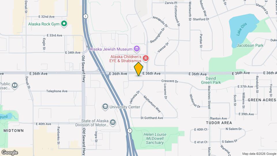 1233 Crescent Dr Map and Location Details