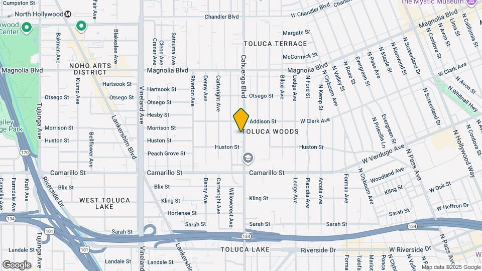 4927 Cahuenga Blvd Map and Location Details