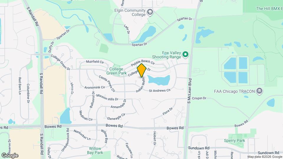 850 Indian Wells Cir Map and Location Details