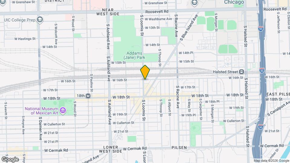 1355 W 16th St Mapa y Detalles de la Ubicación