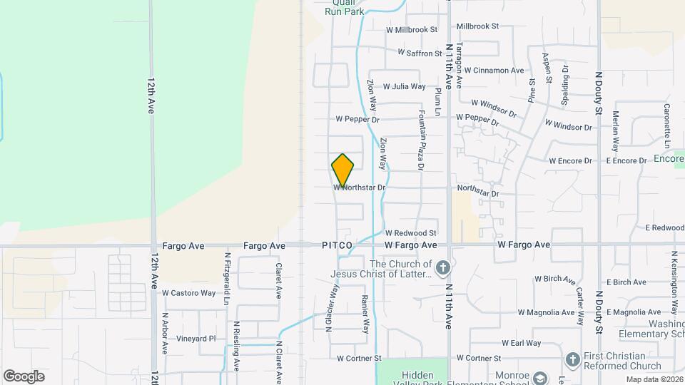 1073 W Northstar Dr Map and Location Details