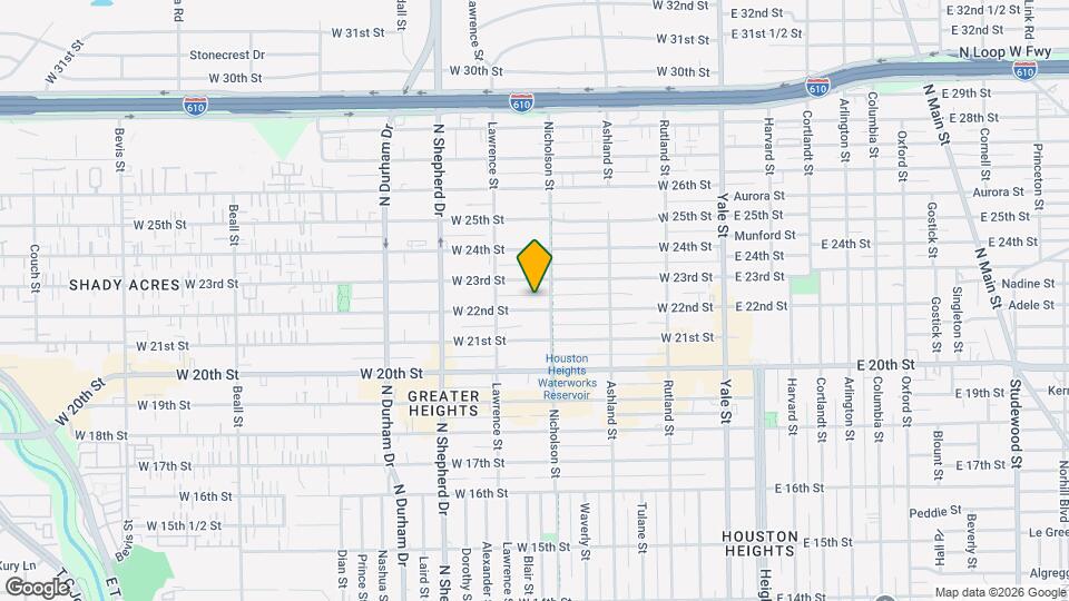 513 W 22nd St Map and Location Details