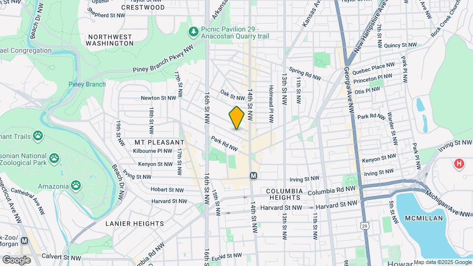 1427 Monroe St NW Map and Location Details