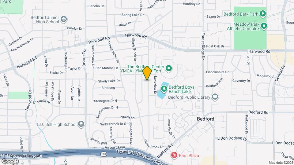 2325 Shady Grove Dr Map and Location Details