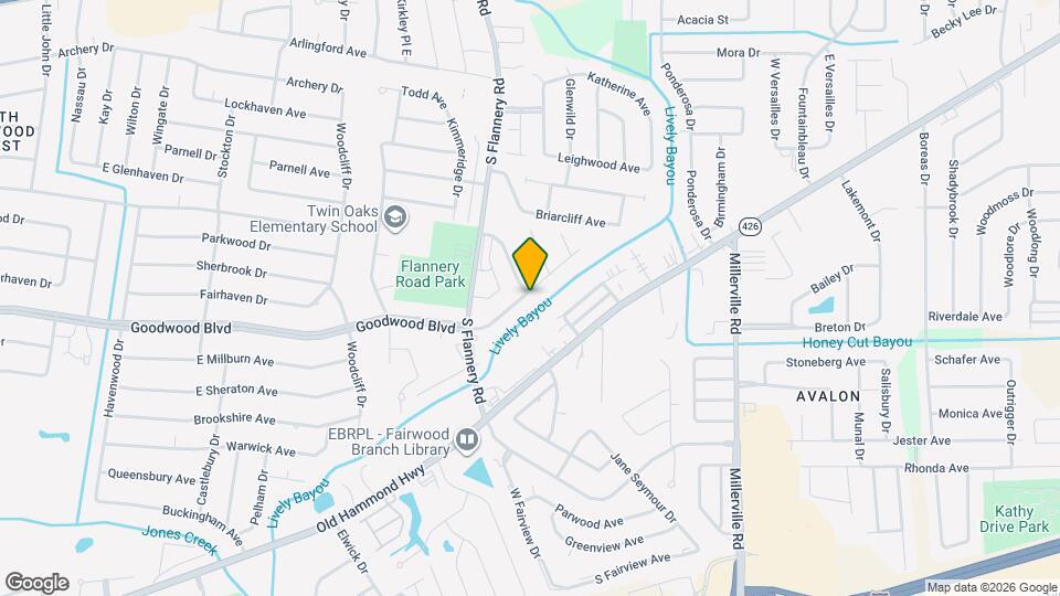 13706 Goodwood Blvd Map and Location Details