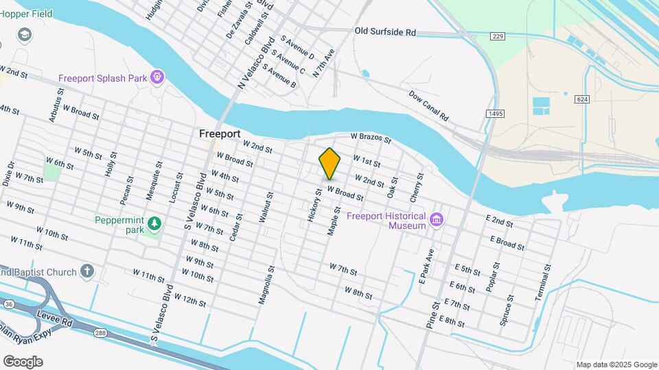 522 W Broad St Map and Location Details