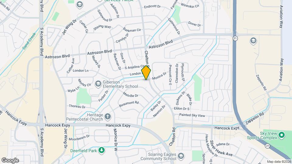 4575 Monica Dr Map and Location Details