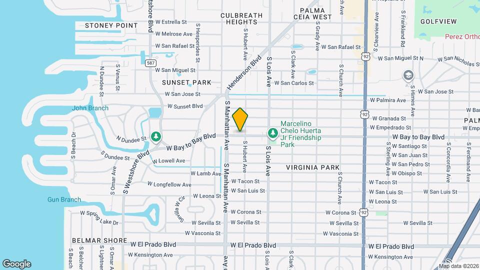 4325 W Bay to Bay Blvd Map and Location Details