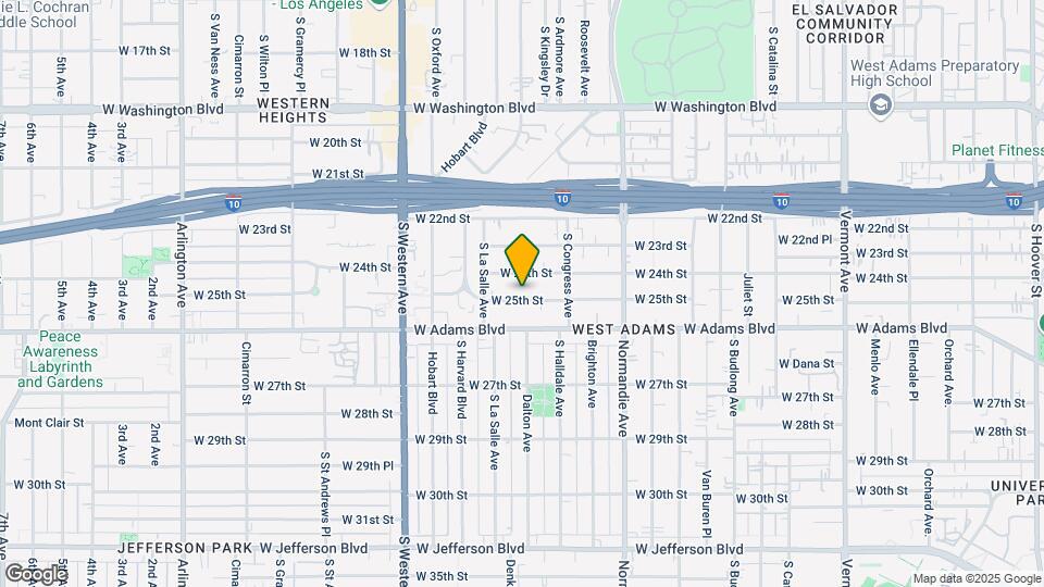 1835 W 25th St Map and Location Details