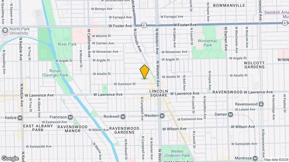 2448 W Gunnison St Map and Location Details