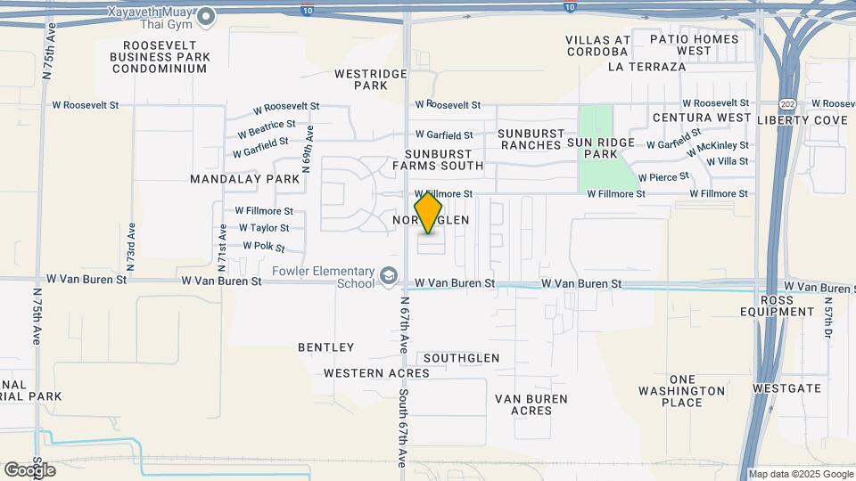 6626 West Polk St Map and Location Details