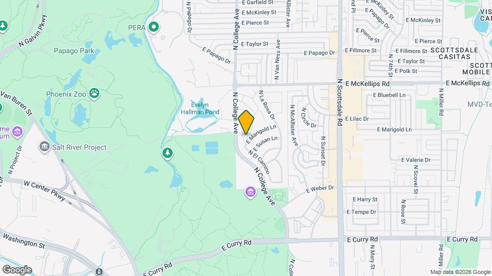 1631 N El Camino Map and Location Details