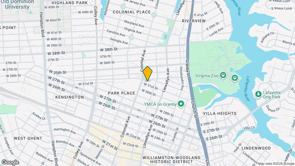 420 W 31st St Mapa y Detalles de la Ubicación