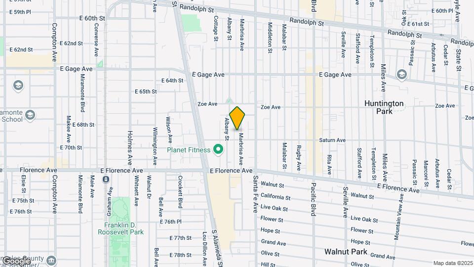 6819 Marbrisa Ave Mapa y Detalles de la Ubicación