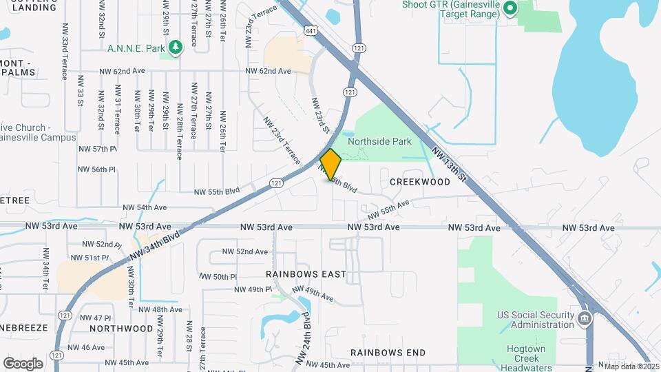 5466 NW 22nd Dr Map and Location Details