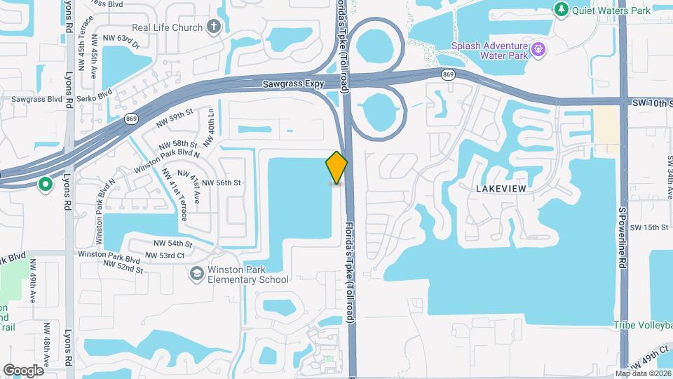 3622 Coco Lake Dr Map and Location Details