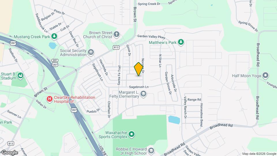 329 Hacienda Dr Map and Location Details