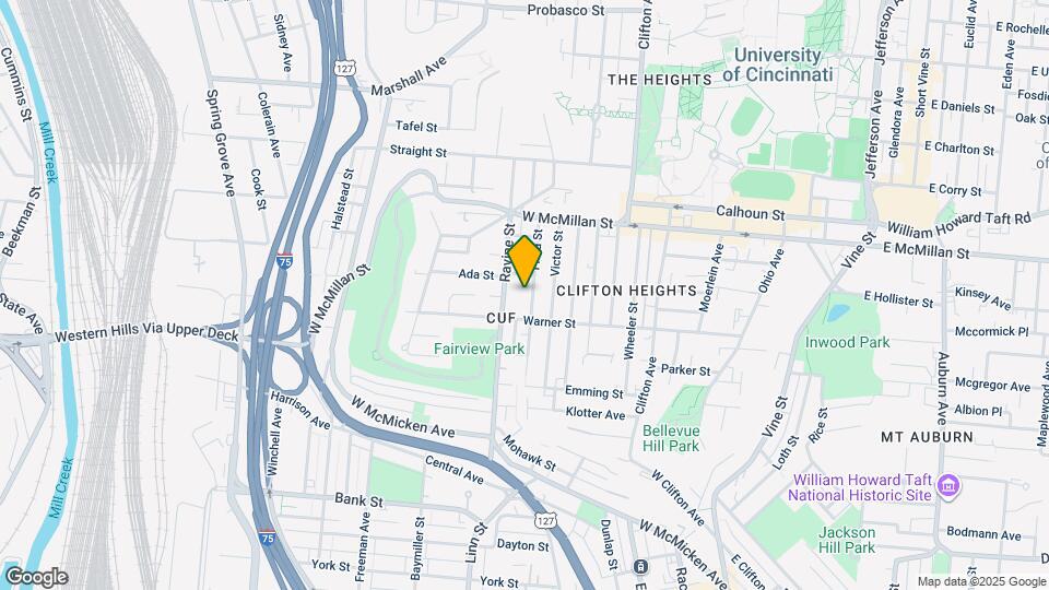 2323 Flora St Map and Location Details