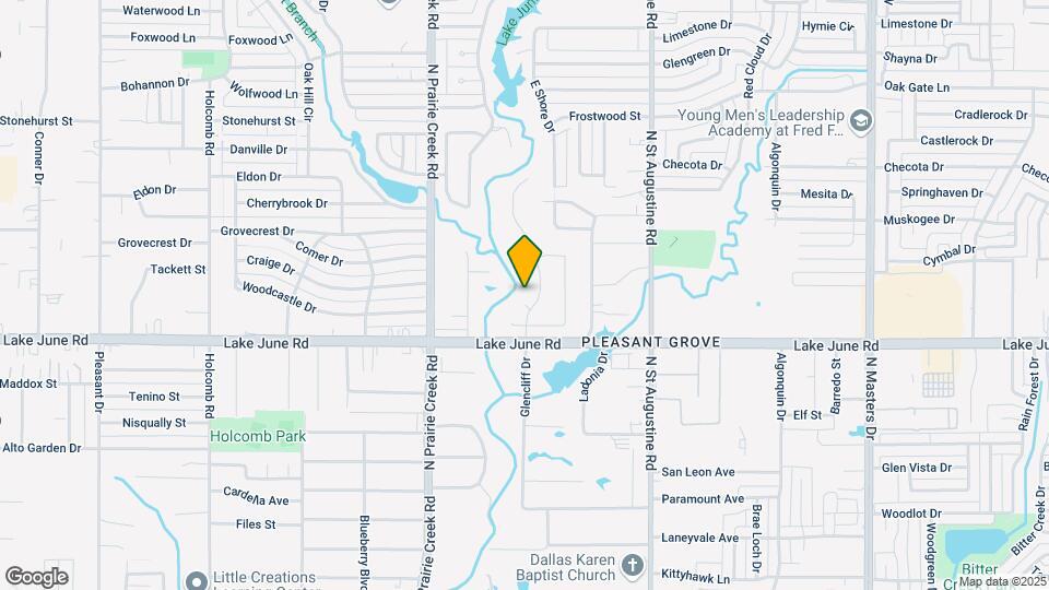 1355 Glencliff Cir Map and Location Details