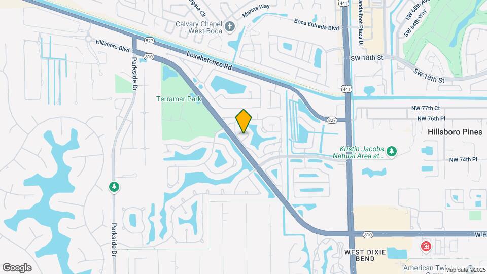 7525 NW 61st Terrace Map and Location Details