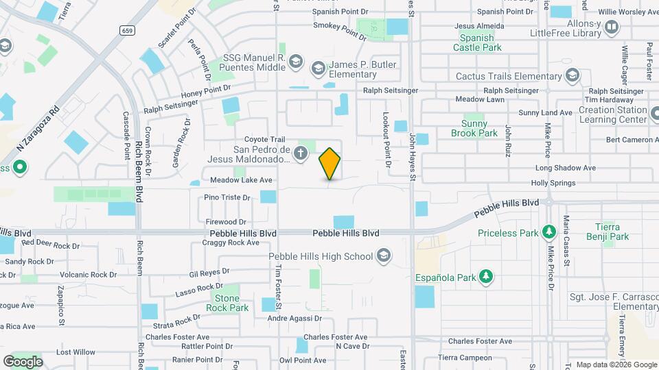 14344 Alma Point Map and Location Details