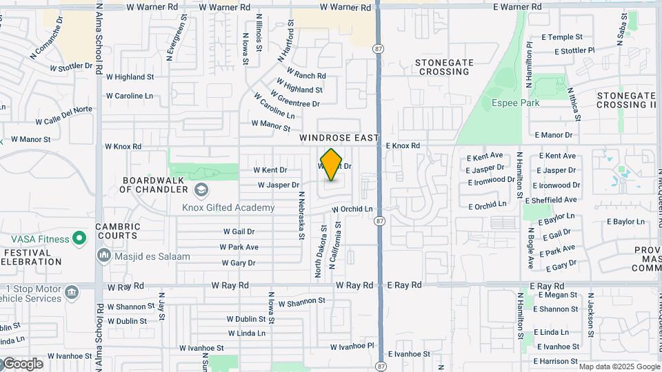 171 W Jasper Dr Mapa y Detalles de la Ubicación
