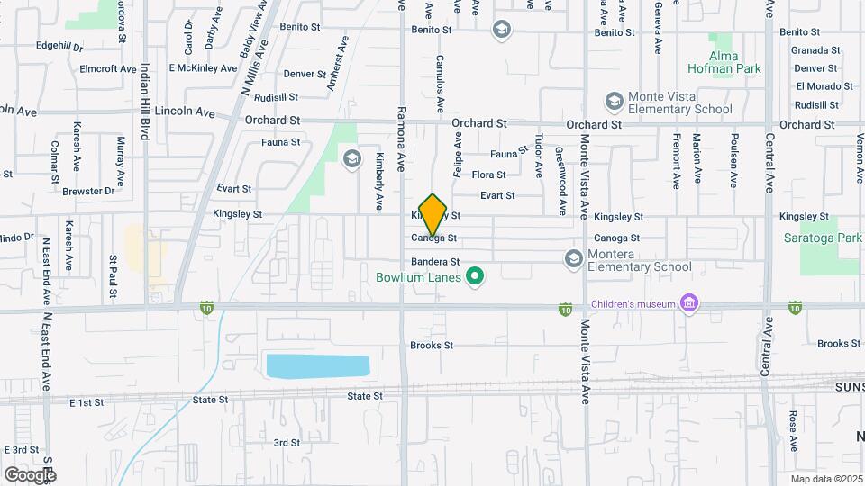 4565 Canoga St Map and Location Details